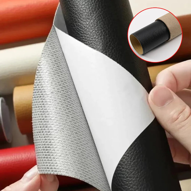 Self Adhesive Leather for Sofa Repair Patch Furniture Table Chair Sticker Seat Bag Shoe Bed Fix Mend PU Artificial Leather Skin