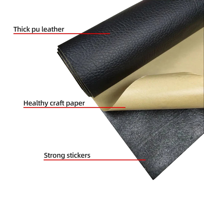 Self Adhesive Leather for Sofa Repair Patch Furniture Table Chair Sticker Seat Bag Shoe Bed Fix Mend PU Artificial Leather Skin